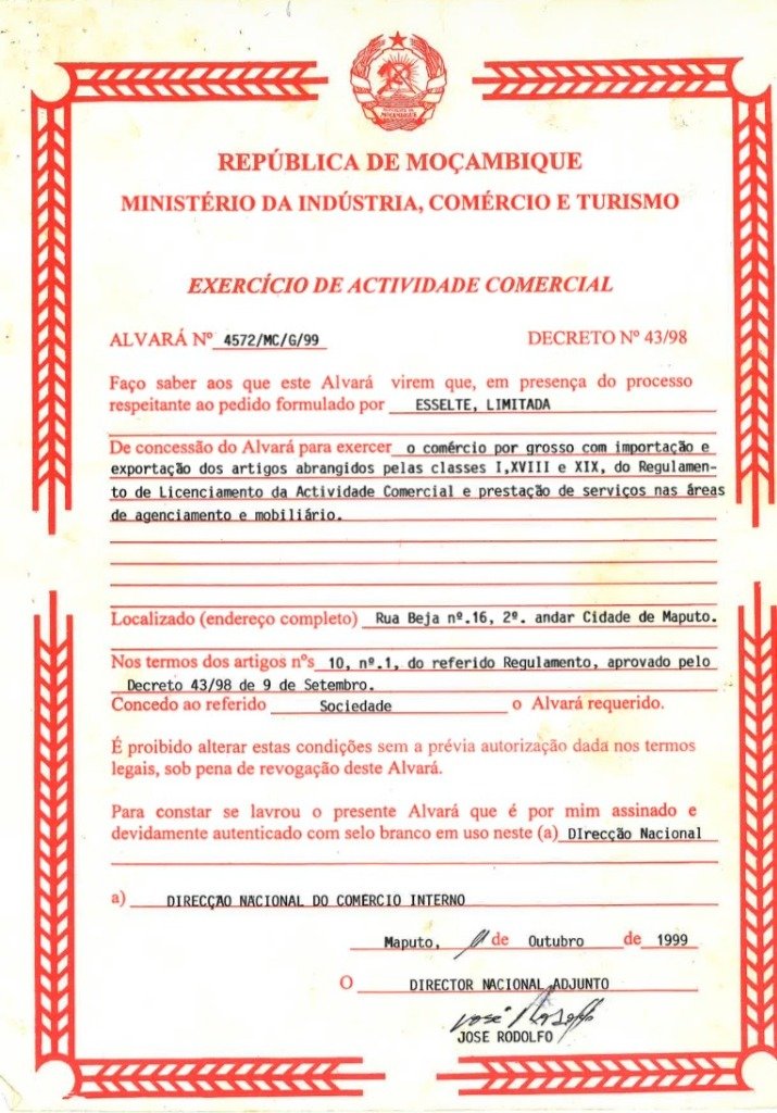 Alvará Comercial